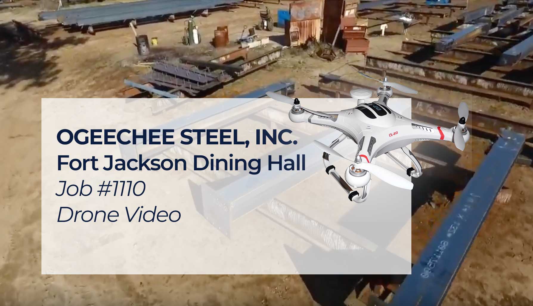 Drone Footage of Dining Facility at Fort Jackson